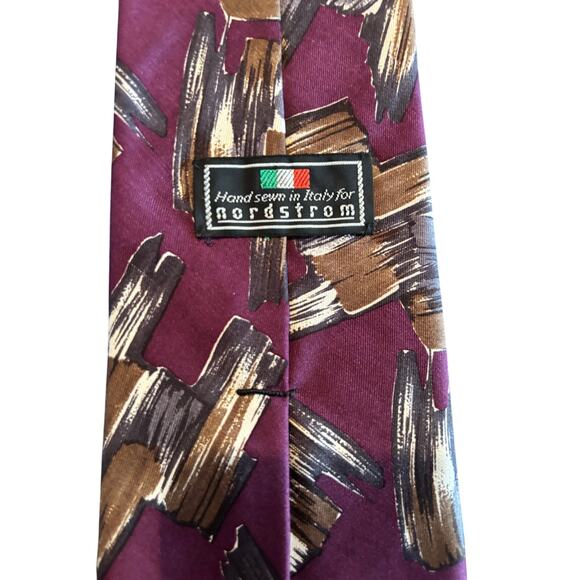 Lot of 5 Silk Ties, Nordstrom, Placenza, Italy, EUC - Picture 5 of 6